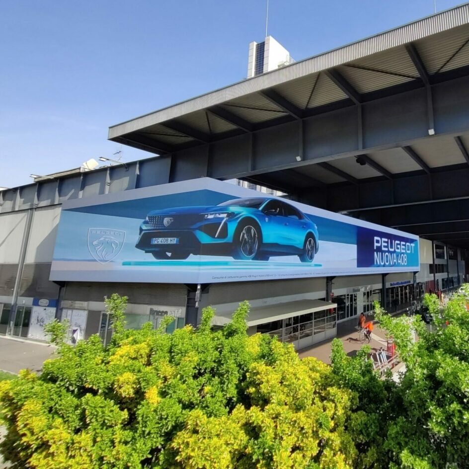 PEUGEOT 408<br />OOH 3D BILLBOARD